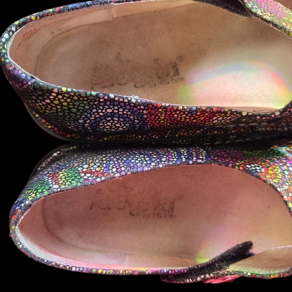 Alegria Paloma Mary Jane Shoes In Rainbow Size 6.5 - Picture 6 of 8
